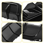 Rear Bumper Diffuser for Chrysler 300 (2015–2023) Gloss Black Shark Fins