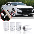 Silver Metal Wheel Valve Caps for Universal Tire Tyres (—)