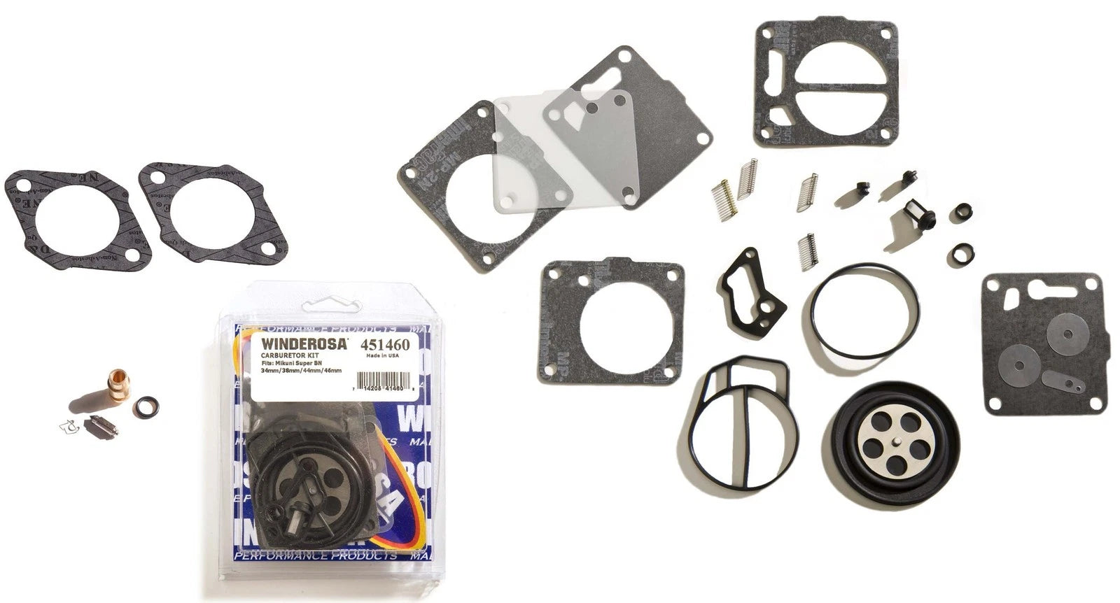Carburetor Rebuild Kit for Yamaha Wave Blaster (1993–1995) - Base Gaskets & Needle Seat