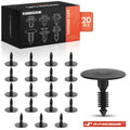20Pcs 8mm Nylon Dashboard Retainer Clips for Ford 