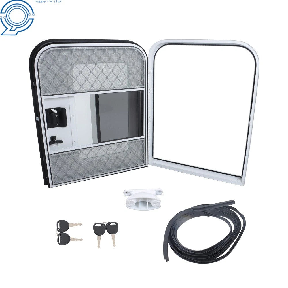 RV Entry Door for Teardrop Trailer (26"W x 32"H)