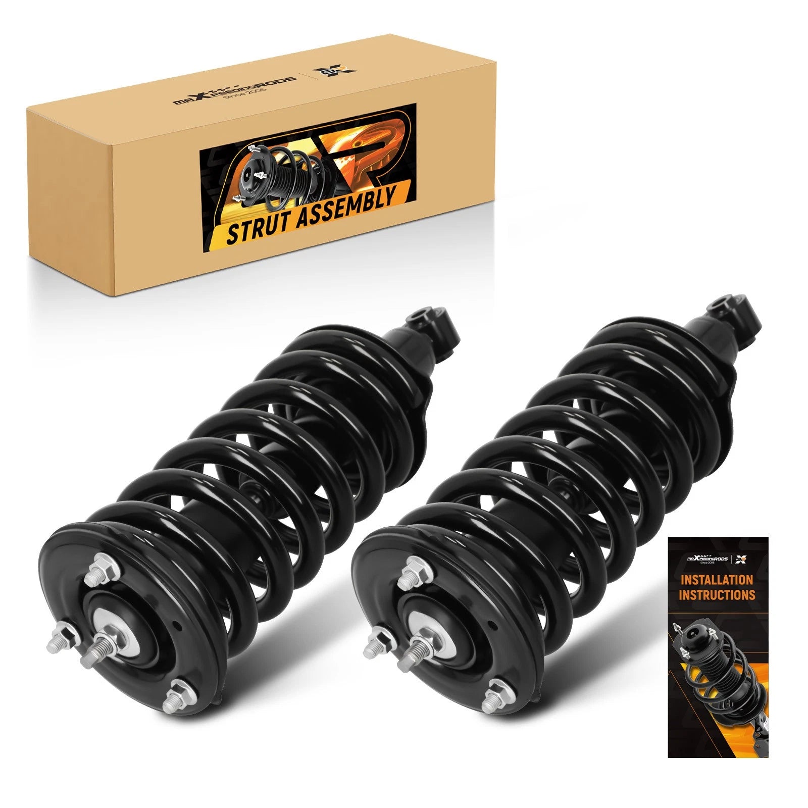 Front Struts w/ Coil Springs for Nissan Titan 4WD (2004–2015)