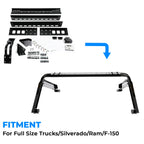 Adjustable Roll Bar for Full Size Truck (Silverado, Ram, F150)