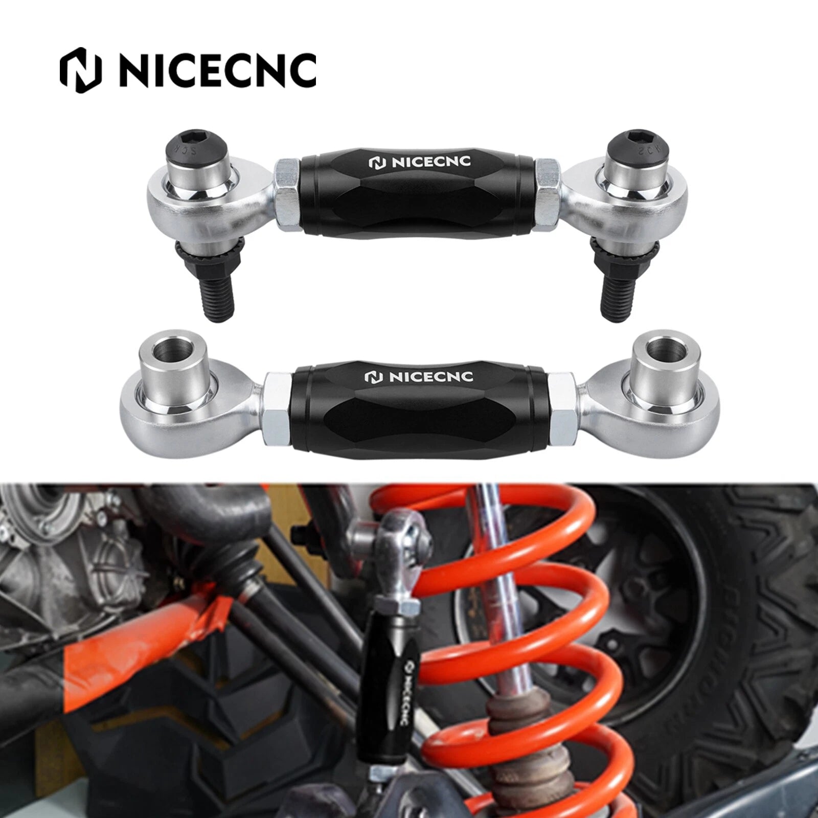 Rear Sway Bar Stabilizer Link Kit for Can-Am Maverick X3 Turbo (2017–2023)