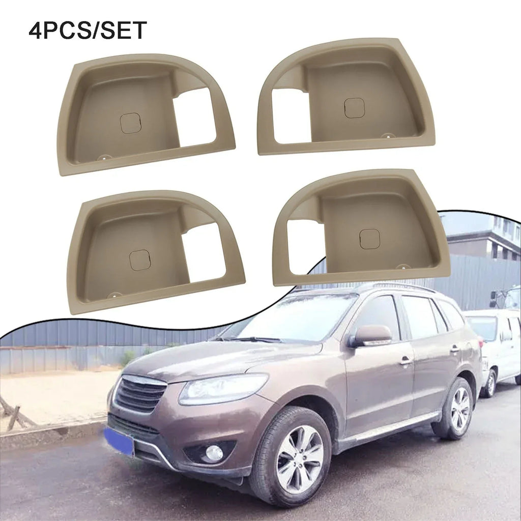2 x Left Driver Inside Door Handle Beige Plastic for Fe (2007–2012)