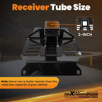 2" Trailer Hitch Receiver for Honda Pioneer 1000 (2022–2025)
