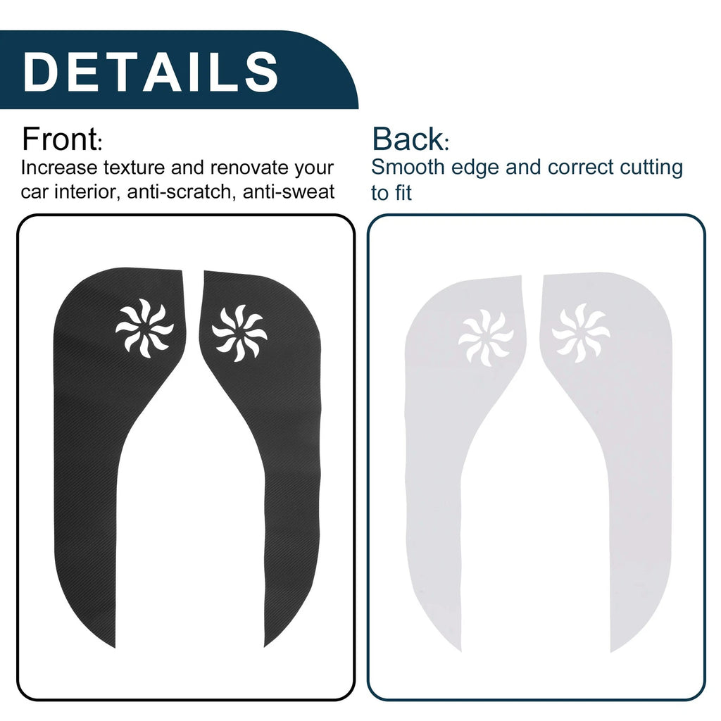 Leather Anti Kick Pad Sticker for Toyota Noah (80 Series) (ZWR80W ZRR80W)