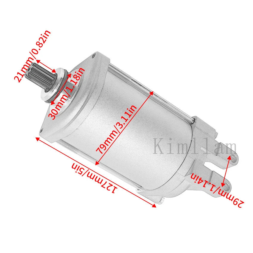 Starter Motor for Can-Am DS650 BAJA (2000–2007) / DS650X (2004–2007)