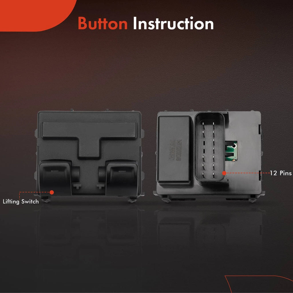 Front Power Window Switch for Jeep Wrangler (2011-2018)