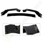 3PCS Front Bumper Lip for Infiniti Q50 (2014–2018) Painted Black