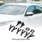 Washer Nozzle Set of 6 w/ Hose Connector for Toyota (No. 8538135040)