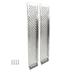 1 Pair Aluminum Loading Ramps for ATV Snow Blower (47.2" L x 8.5" W)
