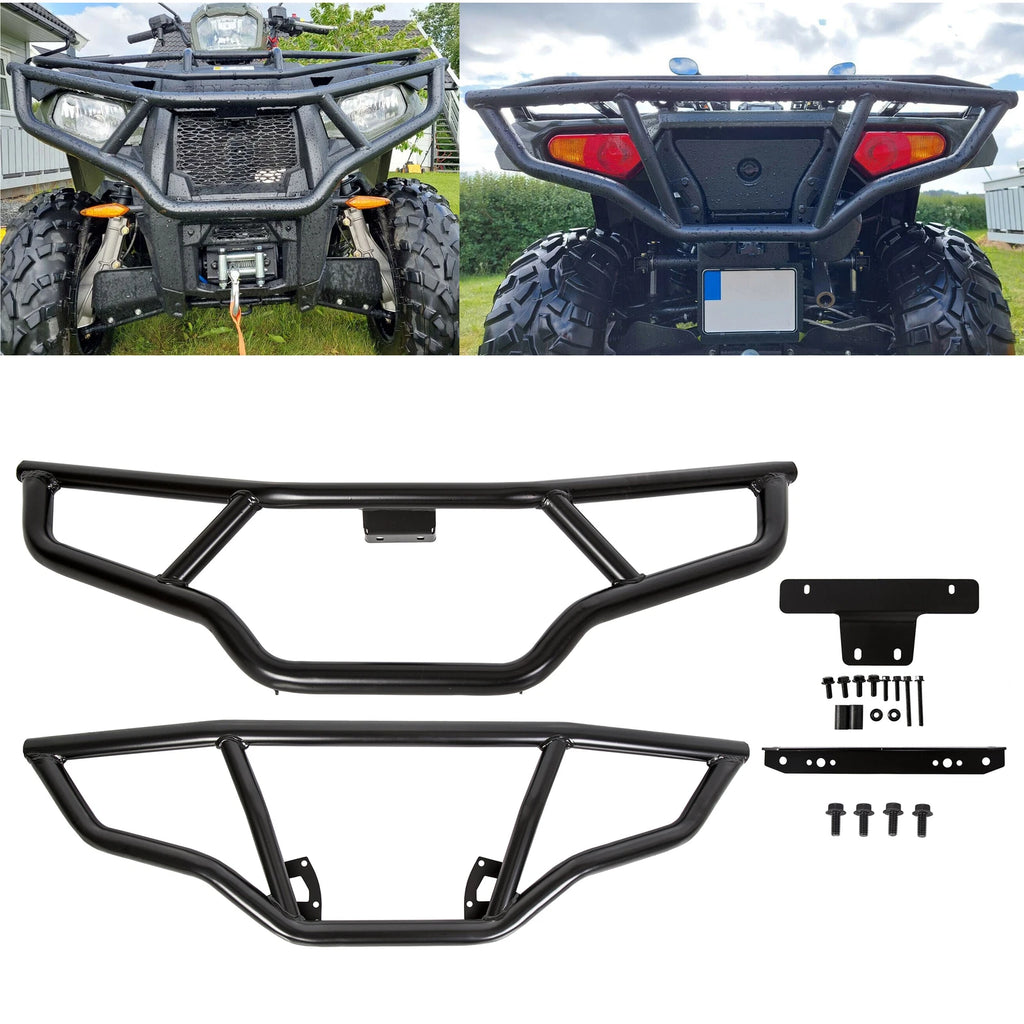 Front & Rear Brush Guard Bumper Set for Polaris Sportsman 570 EPS SP (2016–2020)