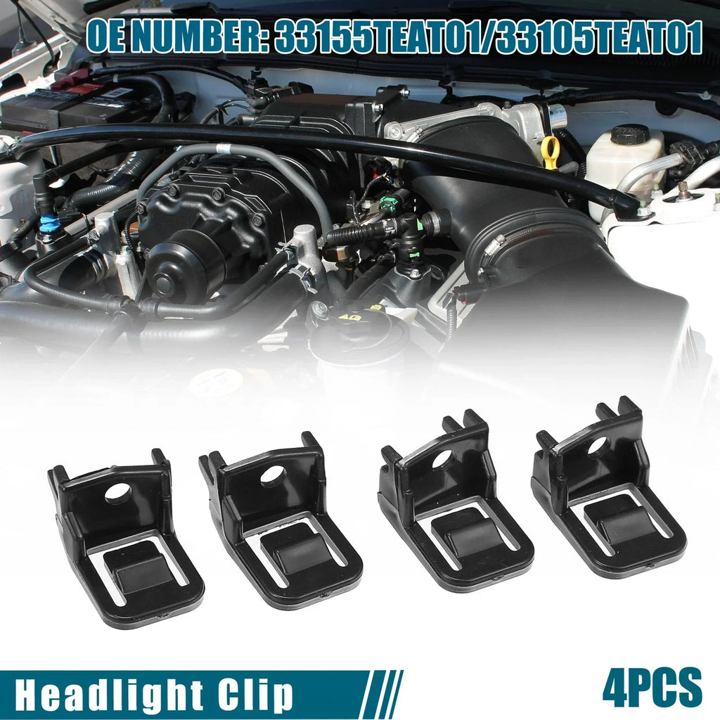2 x Front Left Right Headlight Clips for Honda Civic (No. 33155TEAT01)