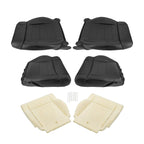 6pcs Seat Cover Set + Foam for Jeep Wrangler (2007–2012) Black