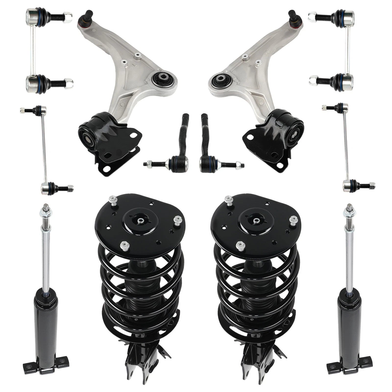 Suspension Strut Shock Absorber + Control Arms for Ford Fusion (2013–2020)