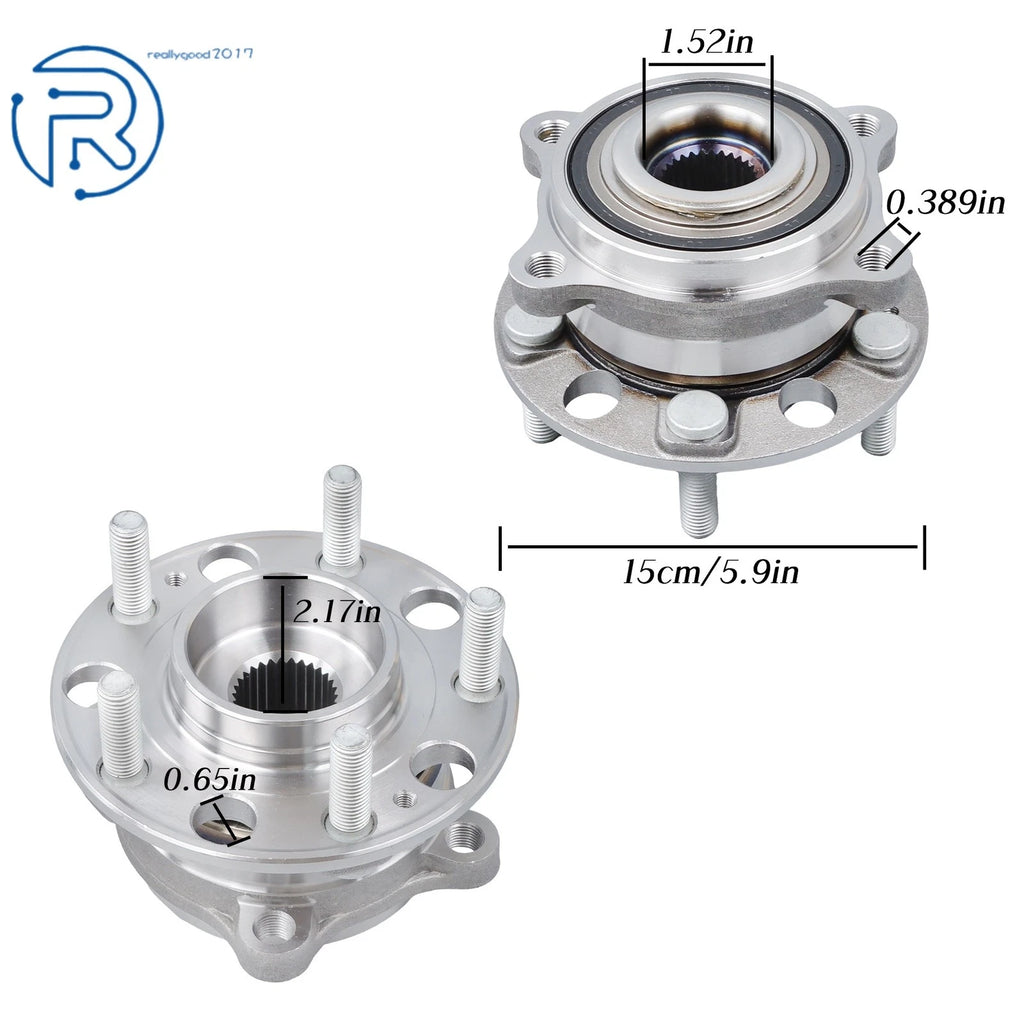 Wheel Bearing Hub Assembly for Kia Sorento (2016–2020) 513409 AWD Rear