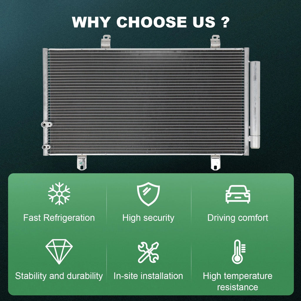 AC Condenser for Lexus ES350, Toyota Avalon, Camry (2005–2012)