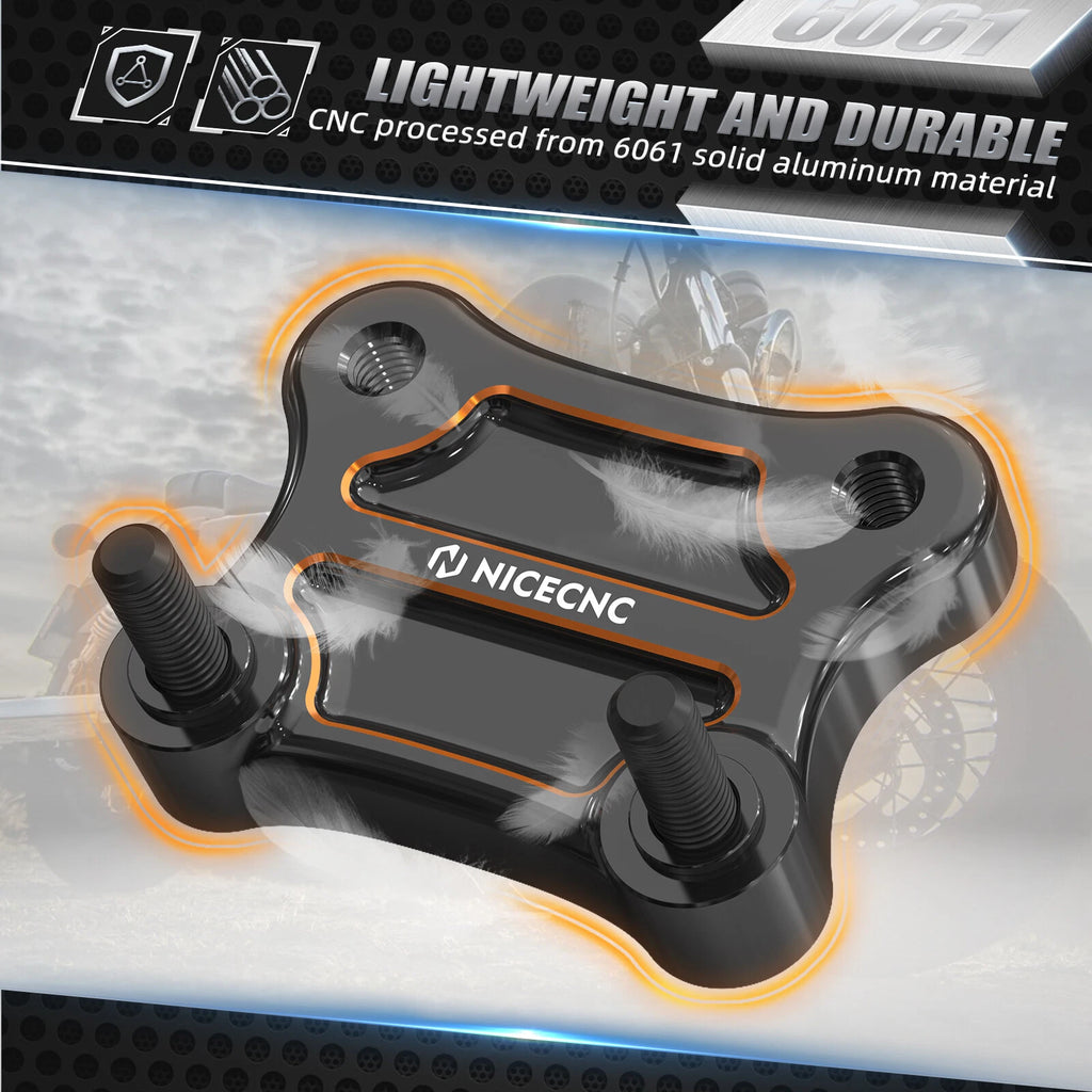 Handlebar Riser Adapter Plate for Harley Street Glide FLHX (2006–2023)