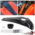 Black Dash Fuel Console & Gas Tank Cap Cover for Harley Street Road Glide (2008–2023)