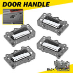Set of 4 Gray Interior Door Handles for Jeep Grand Cherokee (2005–2010)
