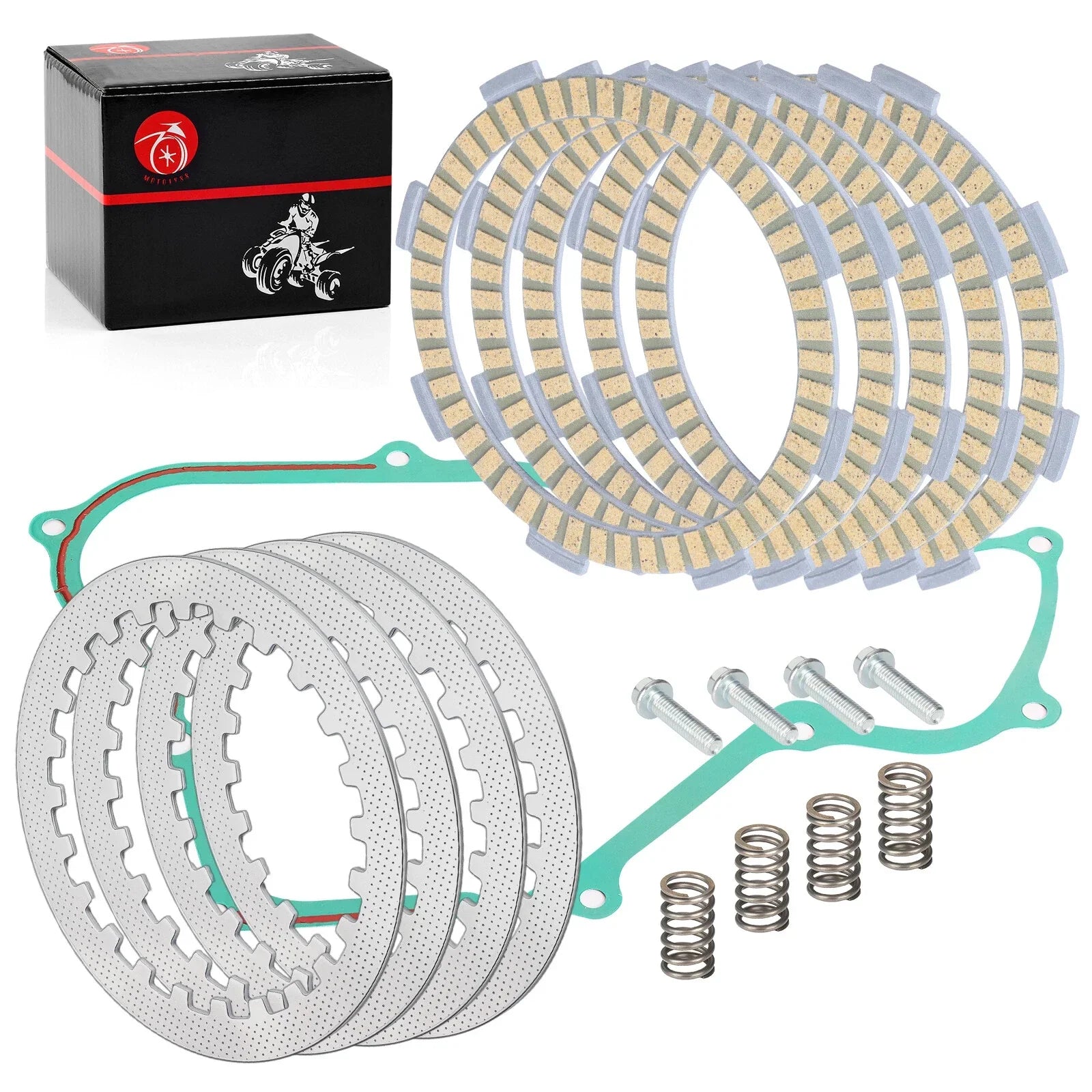 Clutch Friction Steel Plates Gasket Kit for Honda CR85R CR85RB (2003–2007)
