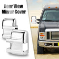 Chrome ABS Side Door Mirror Covers for Ford F250 F350 F450 (2008–2016)