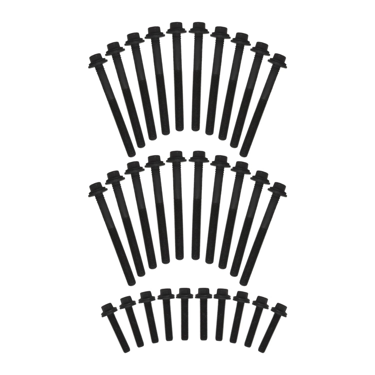 Set of 10 Engine Cylinder Head Bolts for Chrysler Dodge Jeep Ram 5.7L 6.1L 6.2L 6.4L