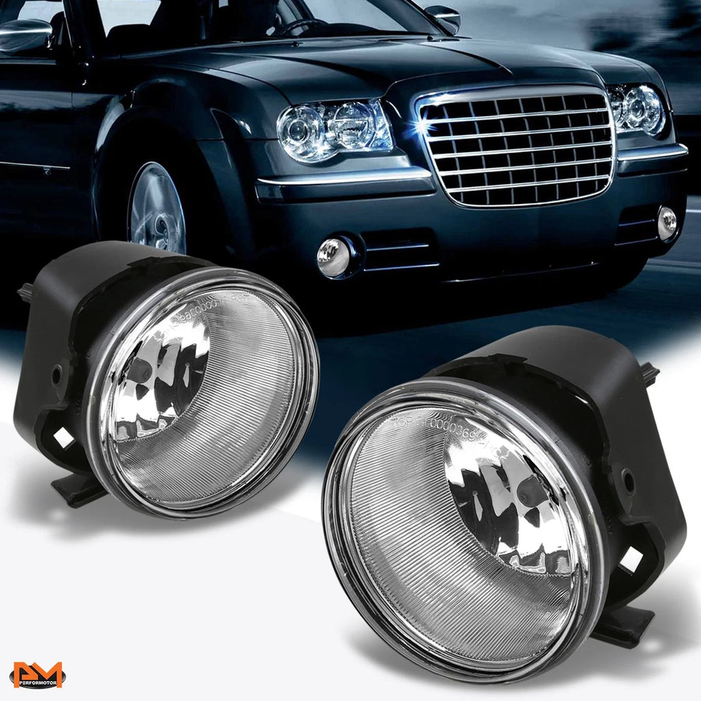 Clear Lens Bumper Fog Light Set for Chrysler 300/Dodge Caliber (2005–2010)