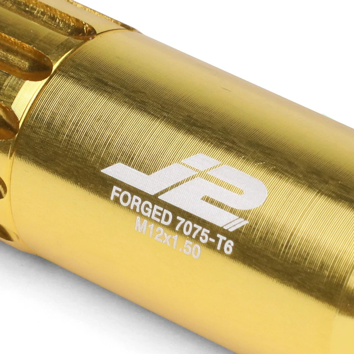 16 Pcs J2 7075 Forged Aluminum M12x1.5 Open-End Lug Nut Set w/4 Lock+Key Gold