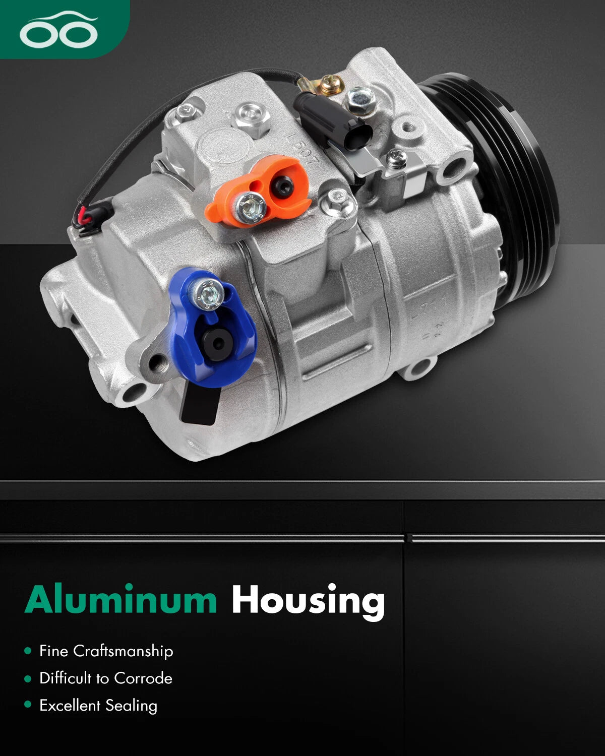 A/C Compressor for BMW 750Li 745Li 650i 745i 550i 545i (2006–2010) CO 11250C