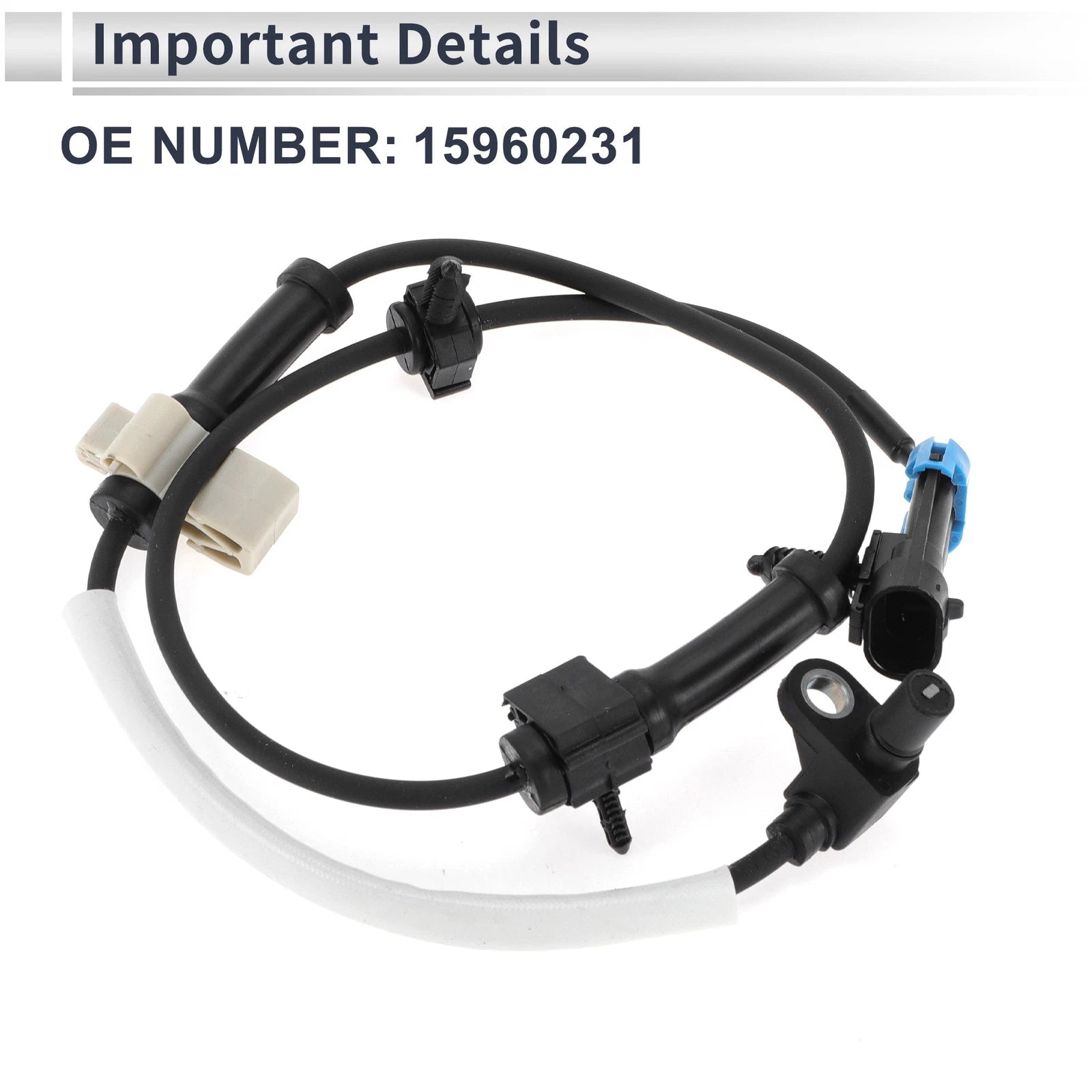 ABS Wheel Speed Sensor for Chevrolet C3500 (1995–1996) 1 Pc Front Left/Right