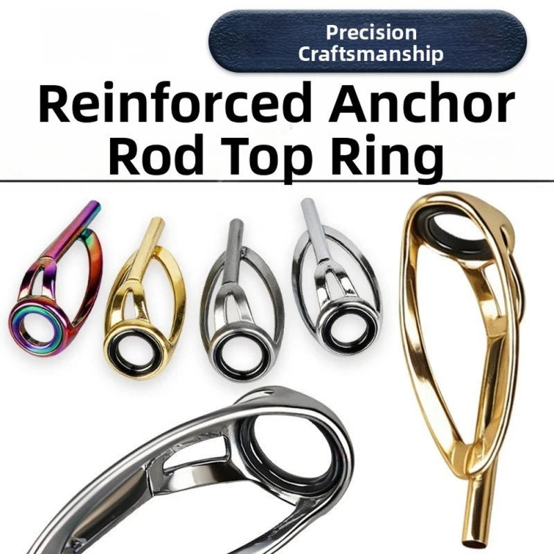 Fishing Rod Tip Guide Ring for Most Rod Sizes (Stainless Steel)