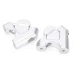 Silver Handlebar Risers for BMW R1200GS Adventure (2013-2017)