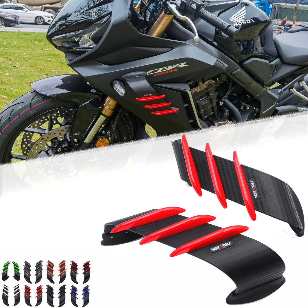 Dynamic Wing Kit for Honda Motorcycle (Front Fairing Winglets)