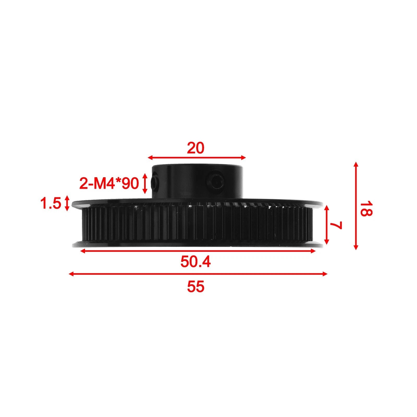 Synchronous Pulley 80 Teeth for