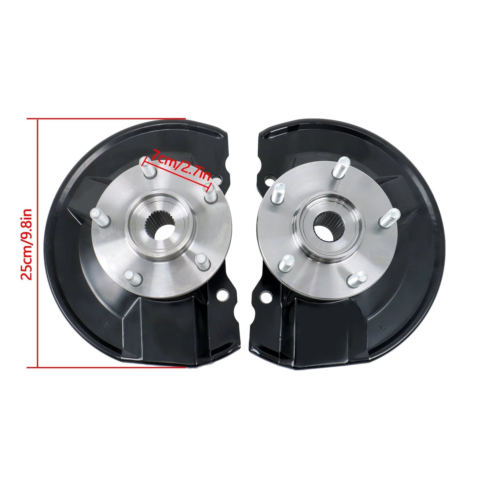 Front Steering Knuckle Wheel Hub Bearings for Jeep Patriot Compass (2007–2017)