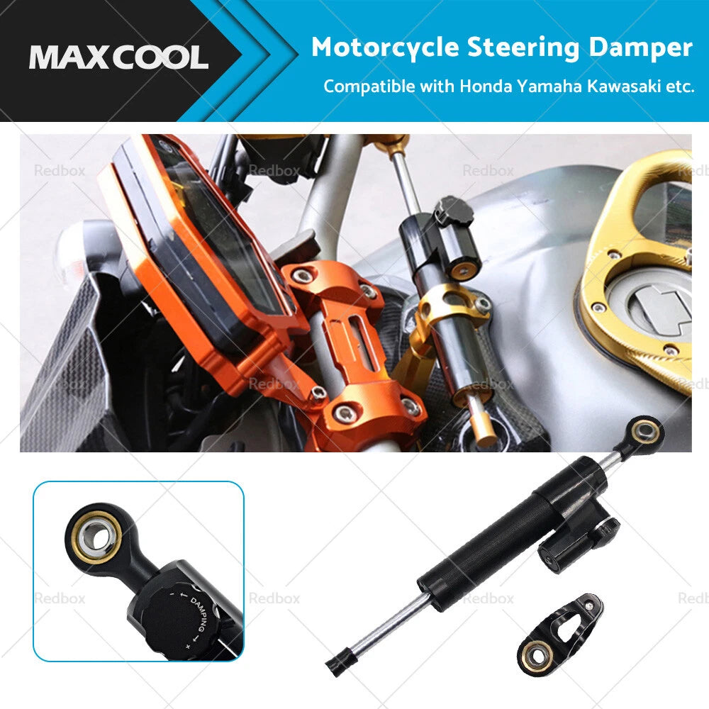 CNC Steering Damper Stabilizer for Honda Yamaha Kawasaki Motorcycle
