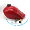 Plastic Fuel Tank w/ Petcock for Honda ATC250SX (1985–1987) Red