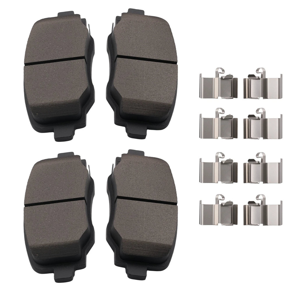 Rear Ceramic Brake Pads Kit for Chrysler 200 (2015–2017) Jeep Renegade (2015–2023)