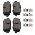 Rear Ceramic Brake Pads Kit for Chrysler 200 (2015–2017) Jeep Renegade (2015–2023)
