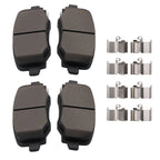 Rear Ceramic Brake Pads Kit for Chrysler 200 (2015–2017) Jeep Renegade (2015–2023)