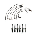 Denso 7mm Wire Set & 6 U-Groove Spark Plugs for Chevy GMC 4.3L V6 (0.06)
