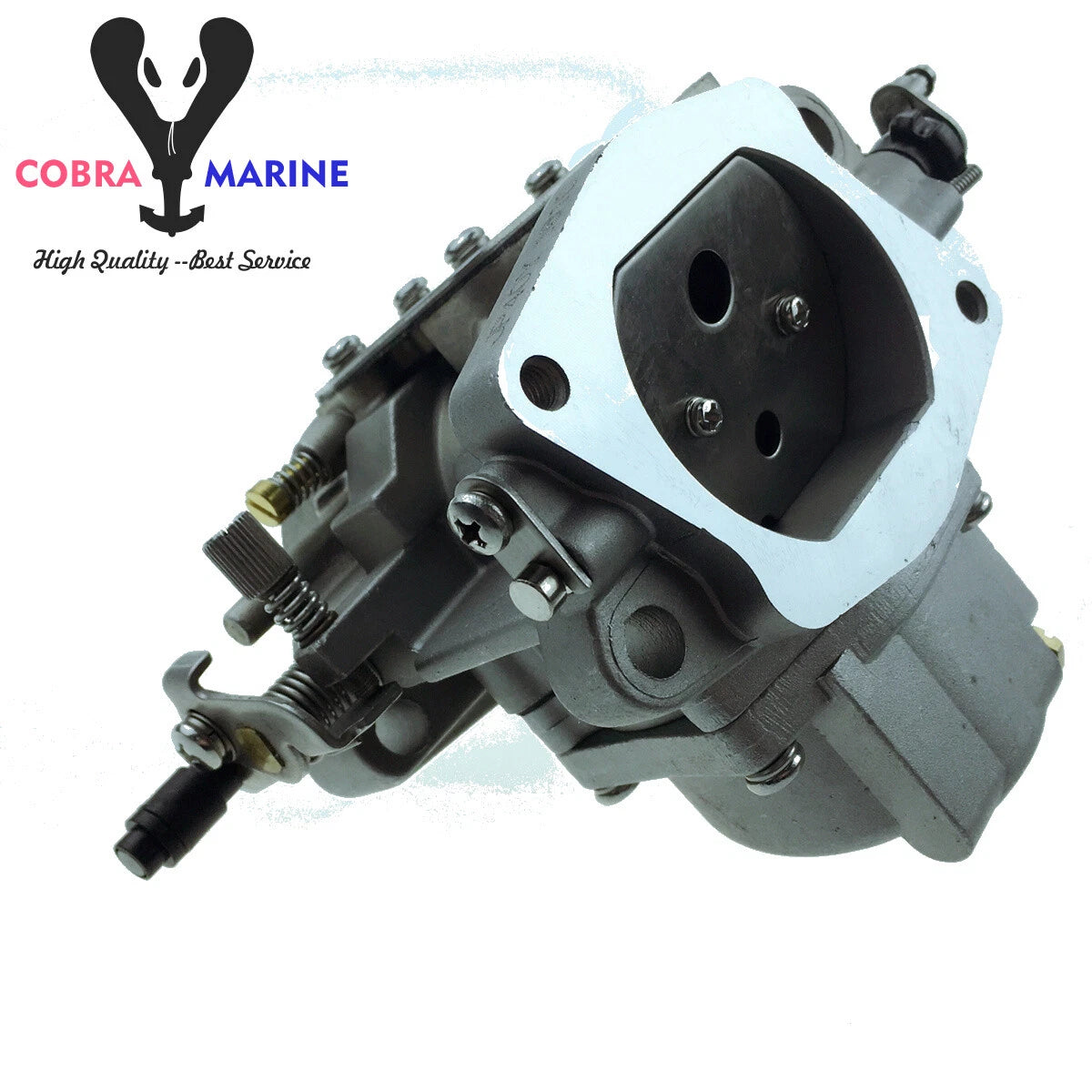 Carburetor Assembly for Yamaha 2 Stroke 40HP (40X E40X 40XMH) 66T-14301-02