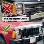 Clear LED Front Corner Side Marker Lights for Jeep Cherokee XJ Comanche (1984–1996)