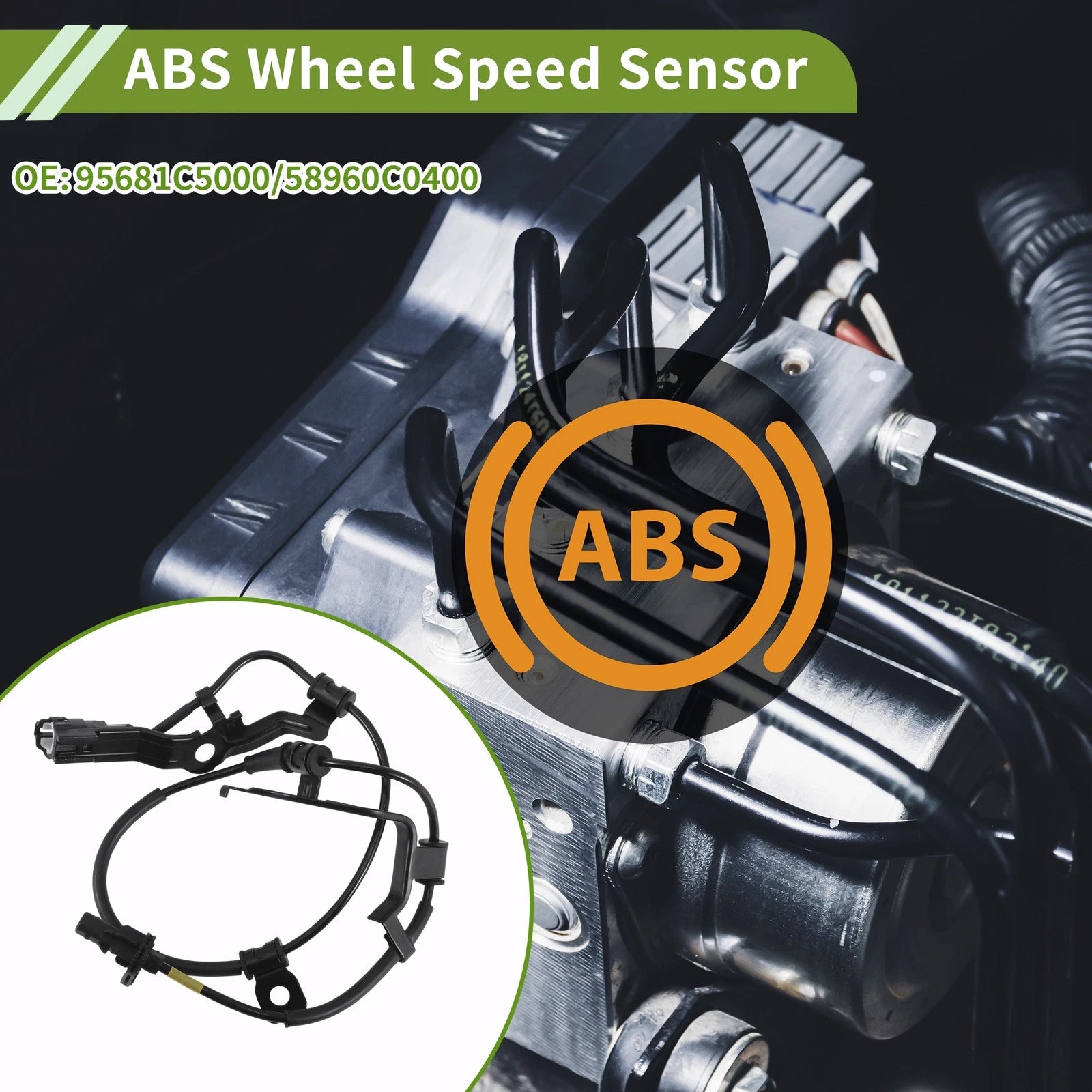 ABS Wheel Speed Sensor for Kia Sorento (2003–2009) No. 95681C5000/58960C0400