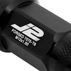 20 Pcs J2 7075 Forged Aluminum M12x1.5 Knurled Lug Nuts for