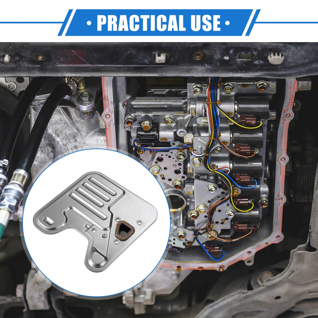 Transmission Filter for Hyundai Accent (2001–2011) Metal Silver Tone