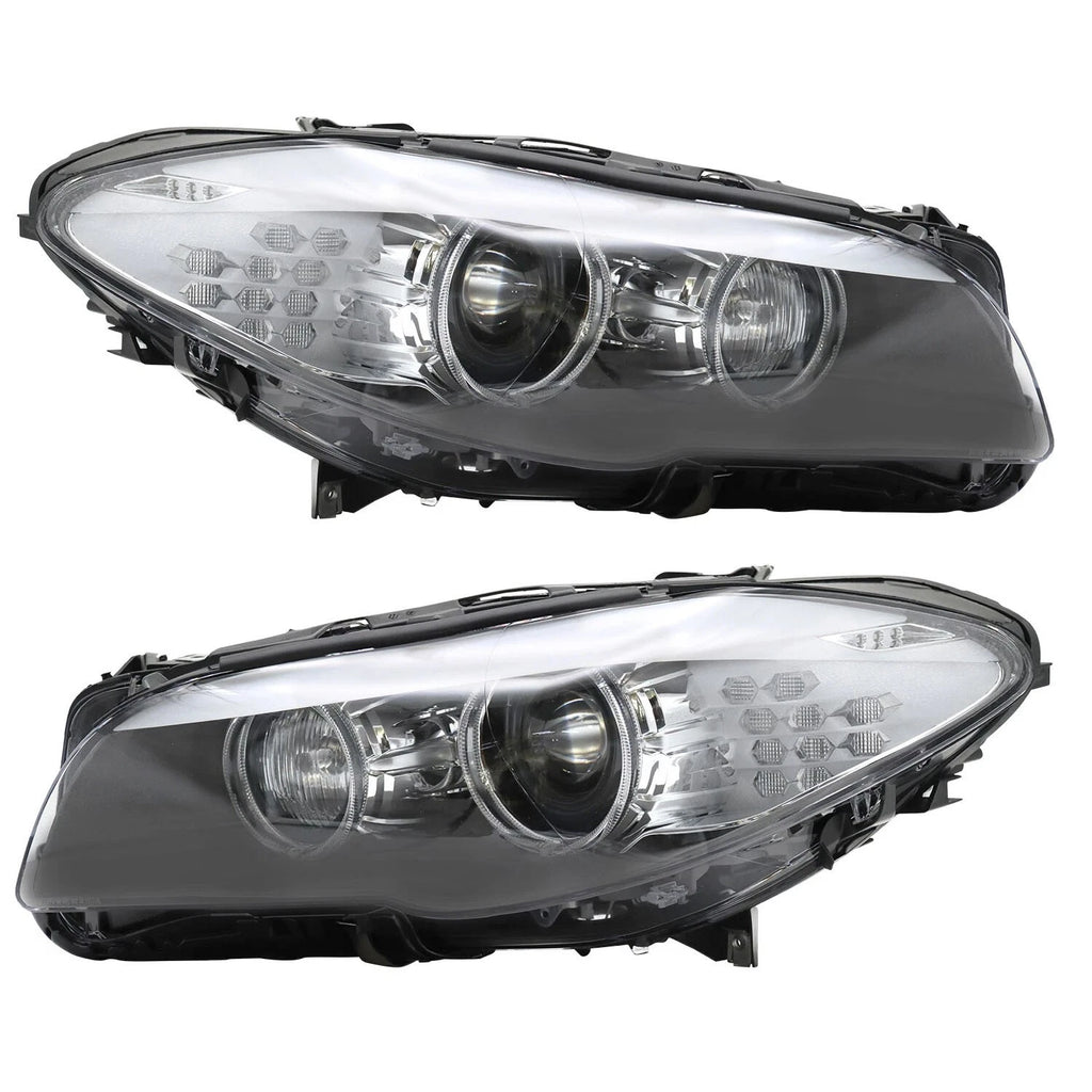 HID Projector Headlights Pair for BMW F10 528i 535i (2011–2013)