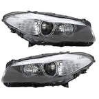 HID Projector Headlights Pair for BMW F10 528i 535i (2011–2013)